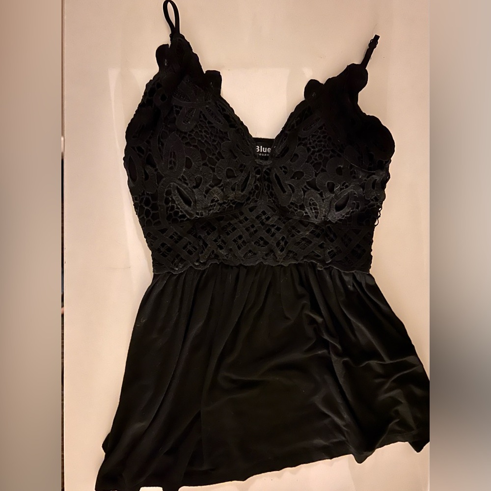 Sexy black blouse